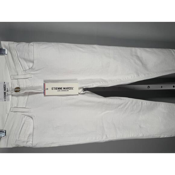 NWT Etienne Marcel White Jeans with Red Zipper Size 26 - Picture 5 of 10